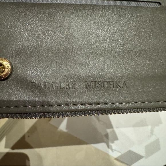 Badgley Mischka Logo Quilted Wallet - Picture 7 of 7
